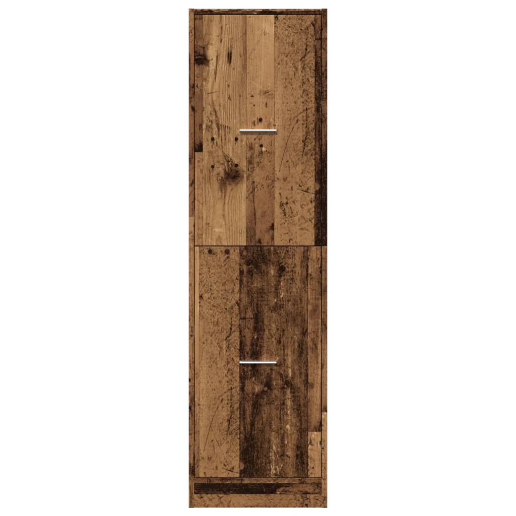 Apothecary Cabinet Old Wood 40x41x144.5 cm Engineered Wood