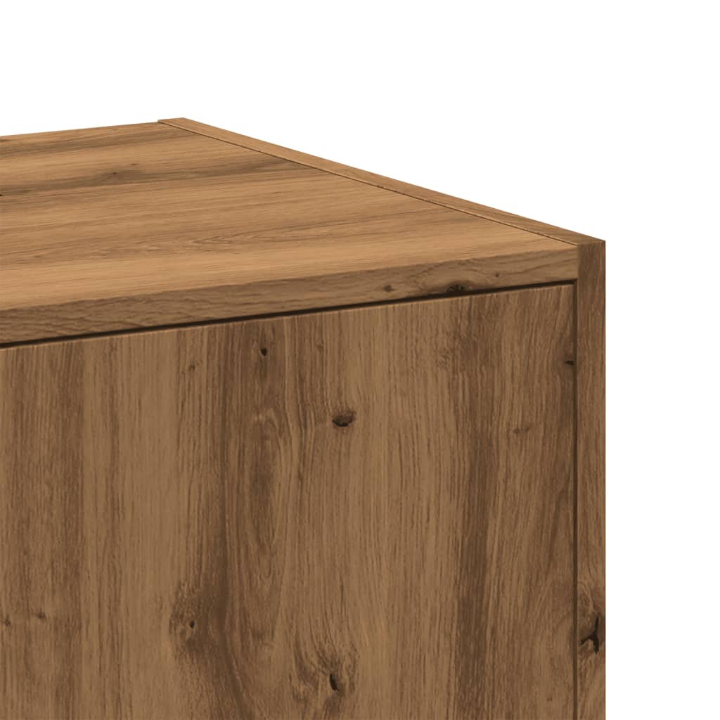 Apothecary Cabinet Artisian Oak 40x41x144.5 cm Engineered Wood