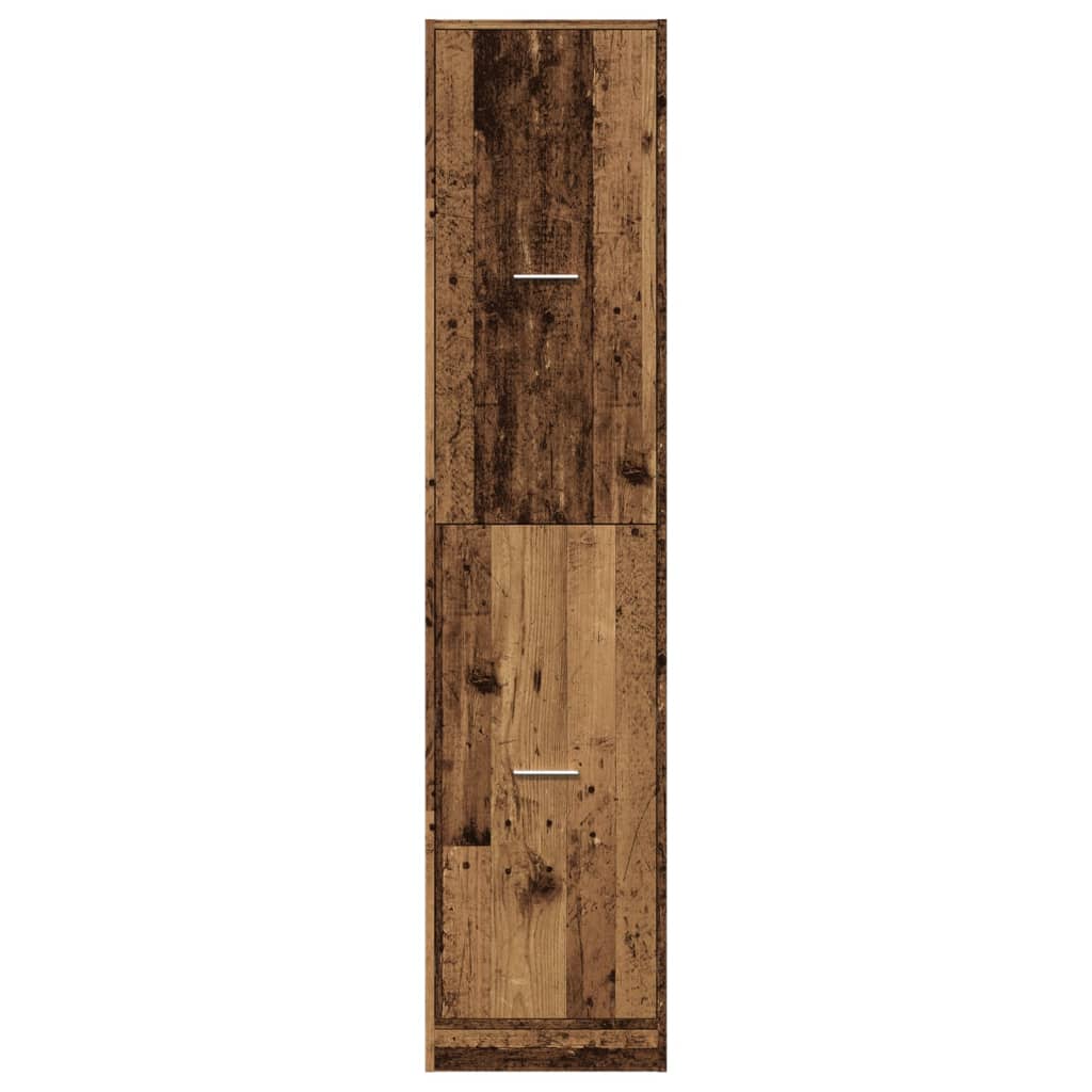 Apothecary Cabinet Old Wood 40x41x174.5 cm Engineered Wood