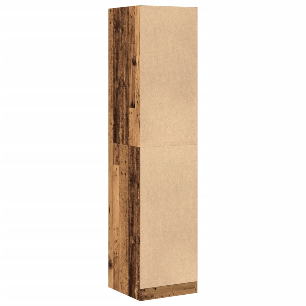 Apothecary Cabinet Old Wood 40x41x174.5 cm Engineered Wood
