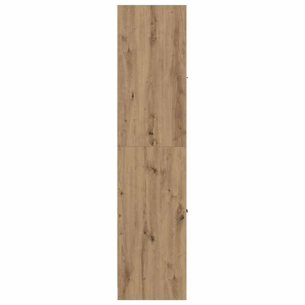 Apothecary Cabinet Artisian Oak 40x41x174.5 cm Engineered Wood