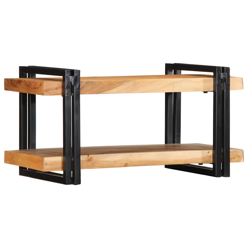 Wall Shelf 70x33x35 cm Solid Wood Acacia