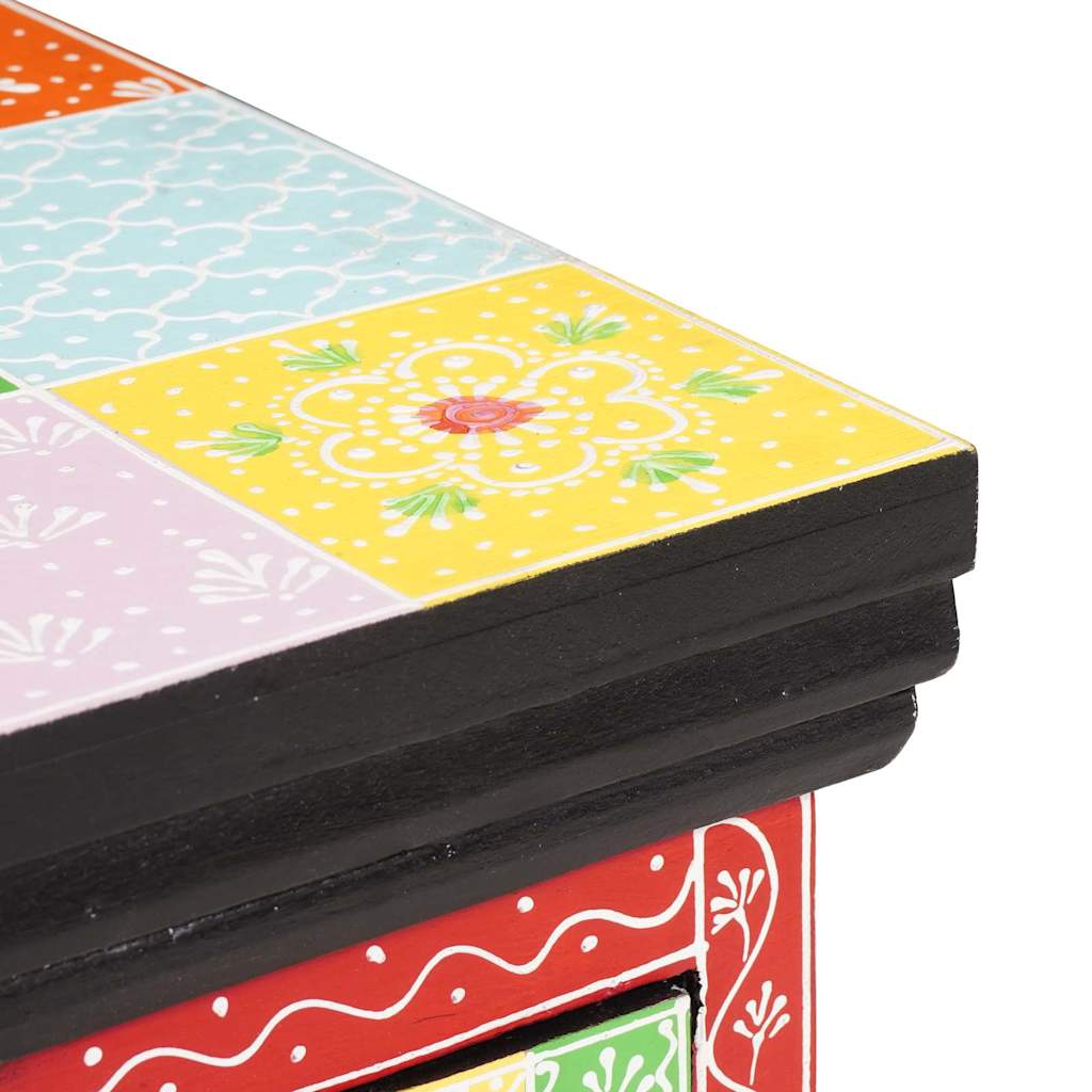 TV Cabinet Multicolour 60 x 30 x 24 cm Solid Mango wood