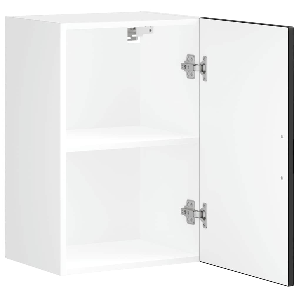 Kitchen Wall Cabinet Porto Black Engineered Wood