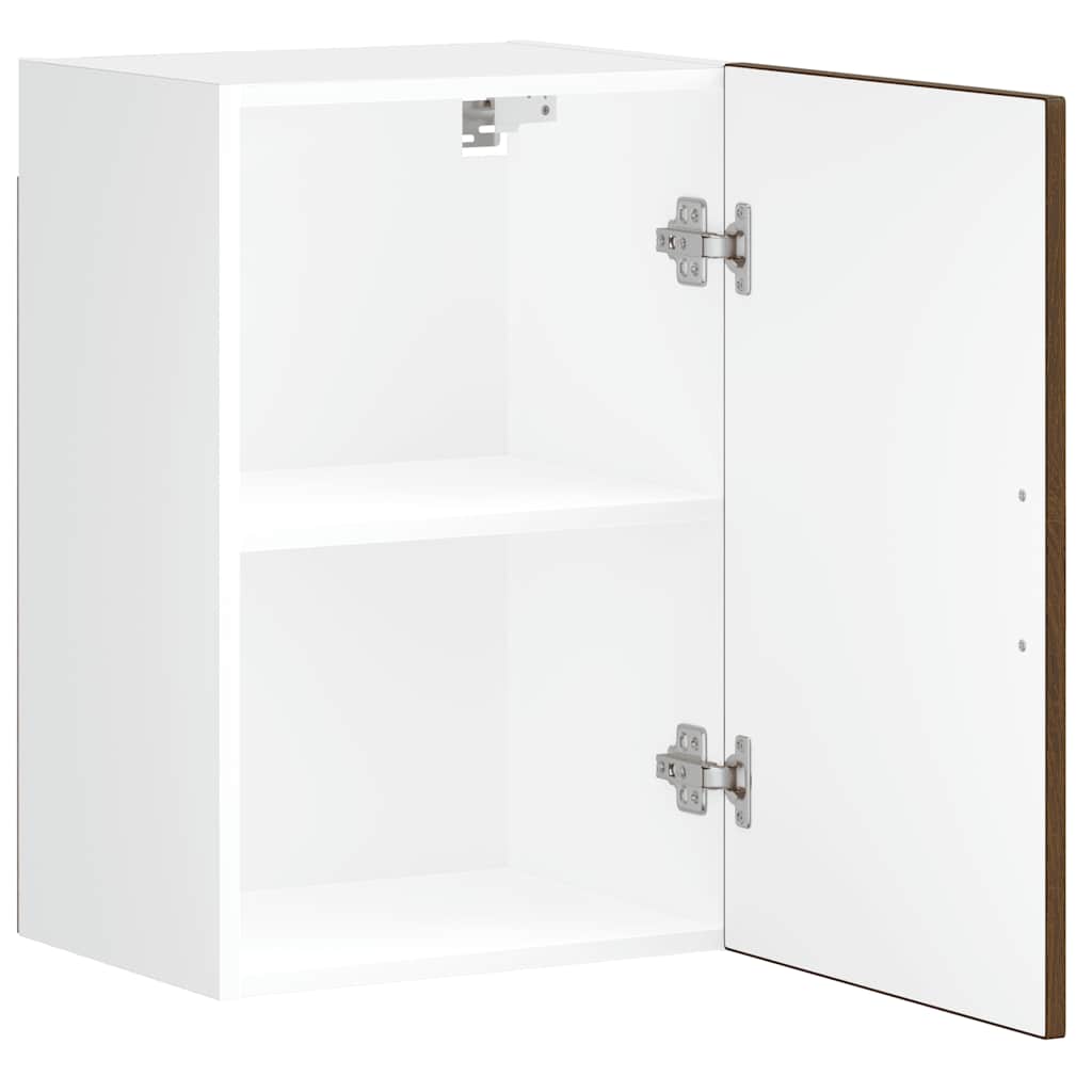 Kitchen Wall Cabinet Porto Brown Oak Engineered Wood