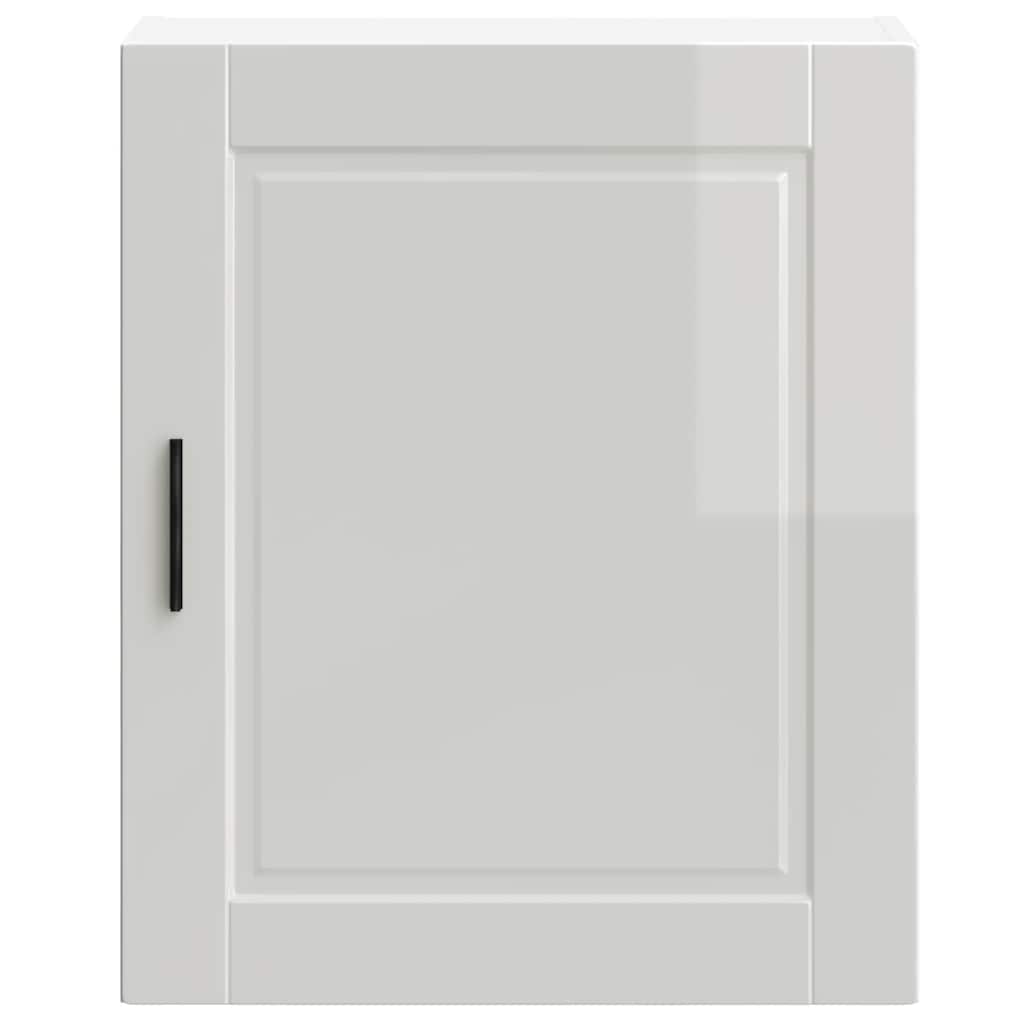 Kitchen Wall Cabinet Porto High Gloss White Engineered Wood