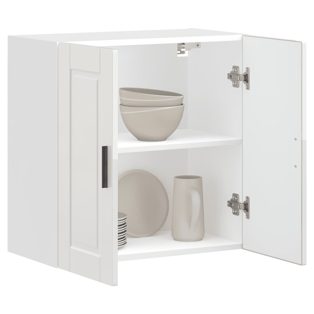 Kitchen Wall Cabinet Porto High Gloss White Engineered Wood