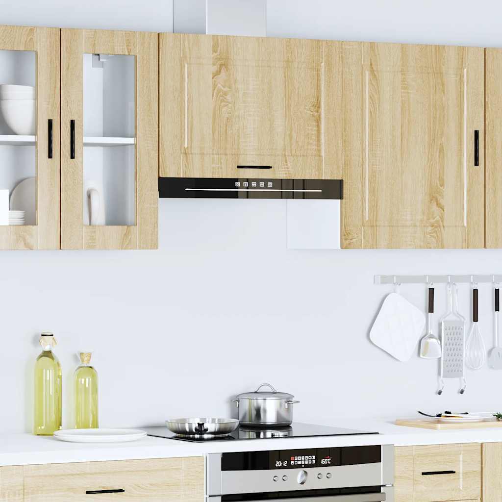Kitchen Wall Cabinet Porto Sonoma Oak Engineered Wood