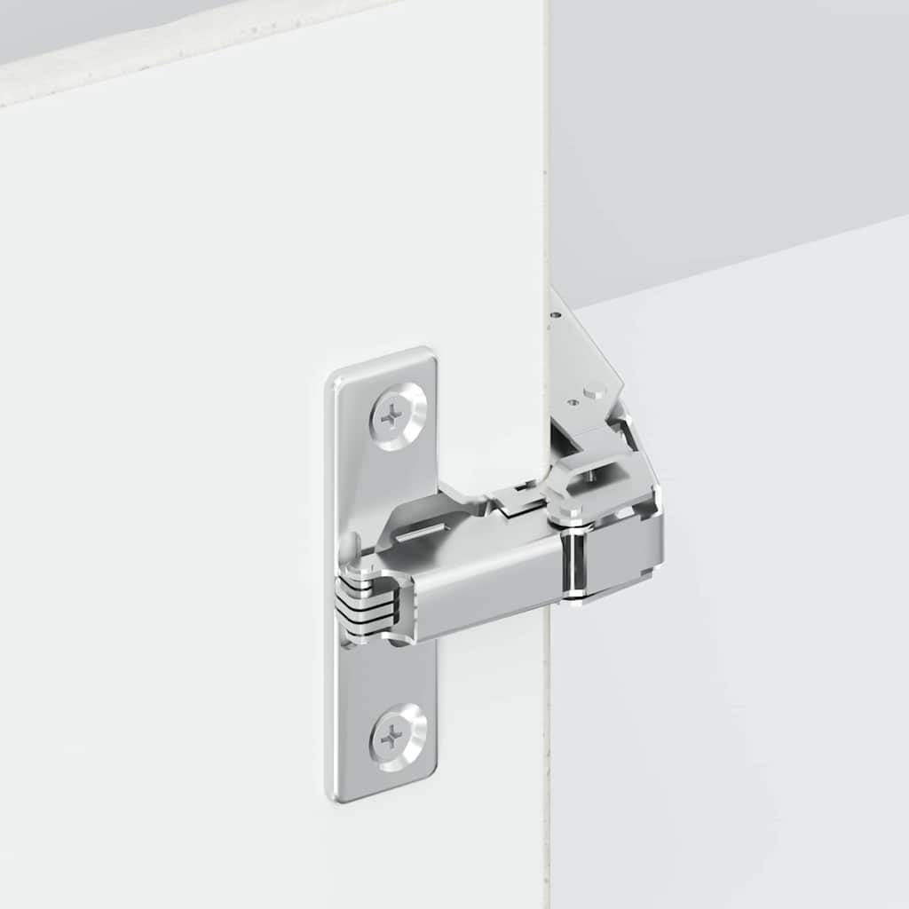 Kitchen Wall Corner Cabinet "Porto" Concrete Grey Engineered Wood