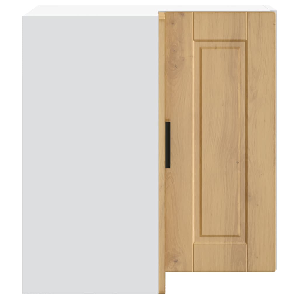 Kitchen Wall Corner Cabinet "Porto" Artisan Oak Engineered Wood