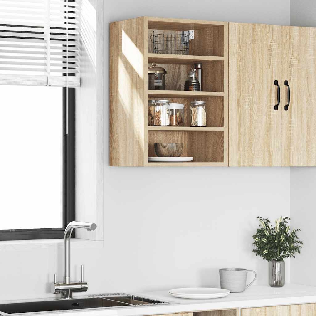 Hanging Cabinet Riga Sonoma Oak 40x29.5x60 cm Engineered Wood