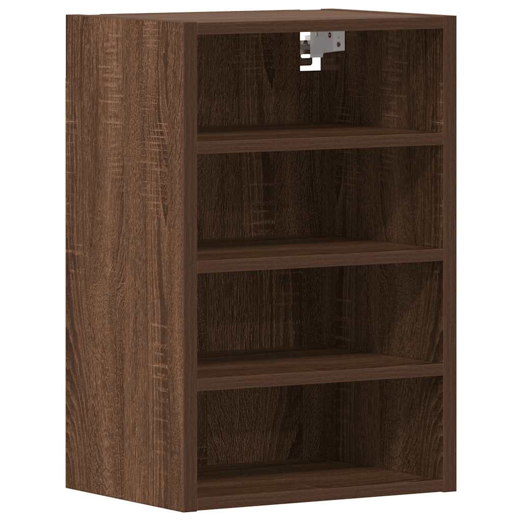 Hanging Cabinet Riga Brown Oak 40x29.5x60 cm Engineered Wood