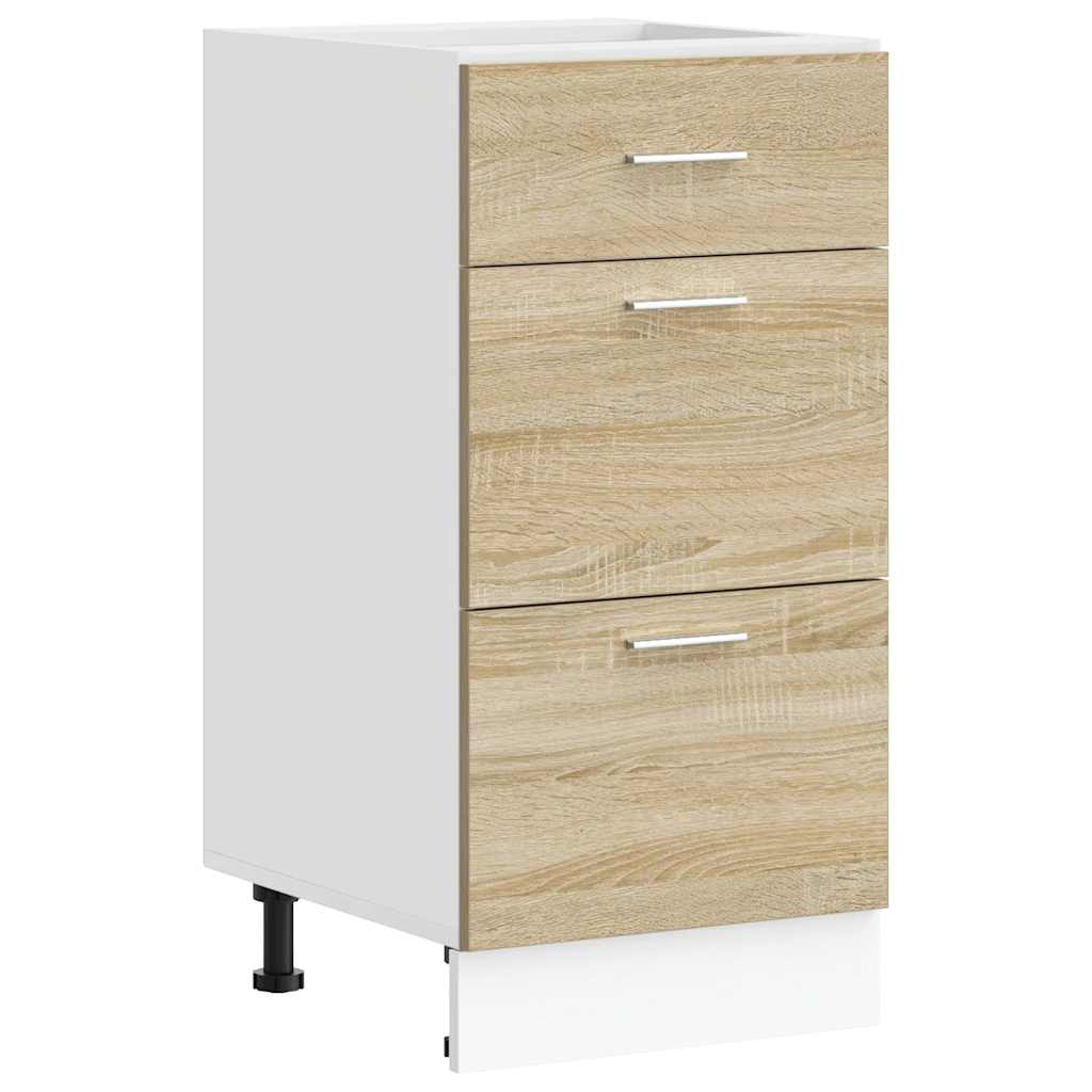Bottom Cabinet Lyon Sonoma Oak 40x46x81.5 cm Engineered Wood