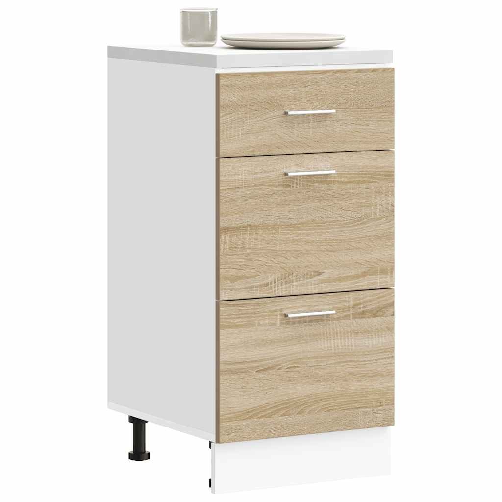 Bottom Cabinet Lyon Sonoma Oak 40x46x81.5 cm Engineered Wood