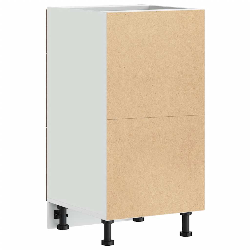 Bottom Cabinet Lyon Smoked Oak 40x46x81.5 cm Engineered Wood