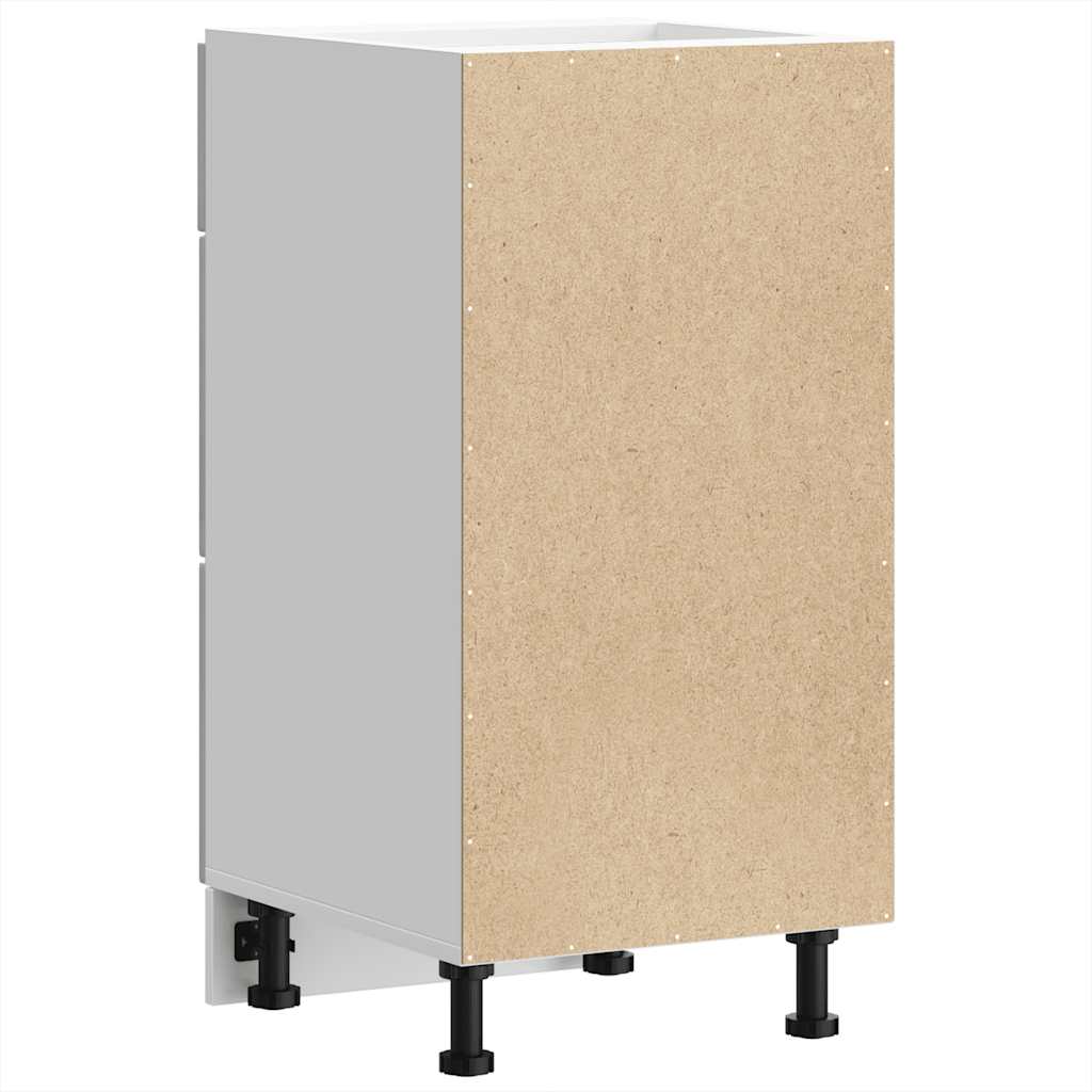 Kitchen Base Cabinet Porto Concrete Grey Engineered Wood