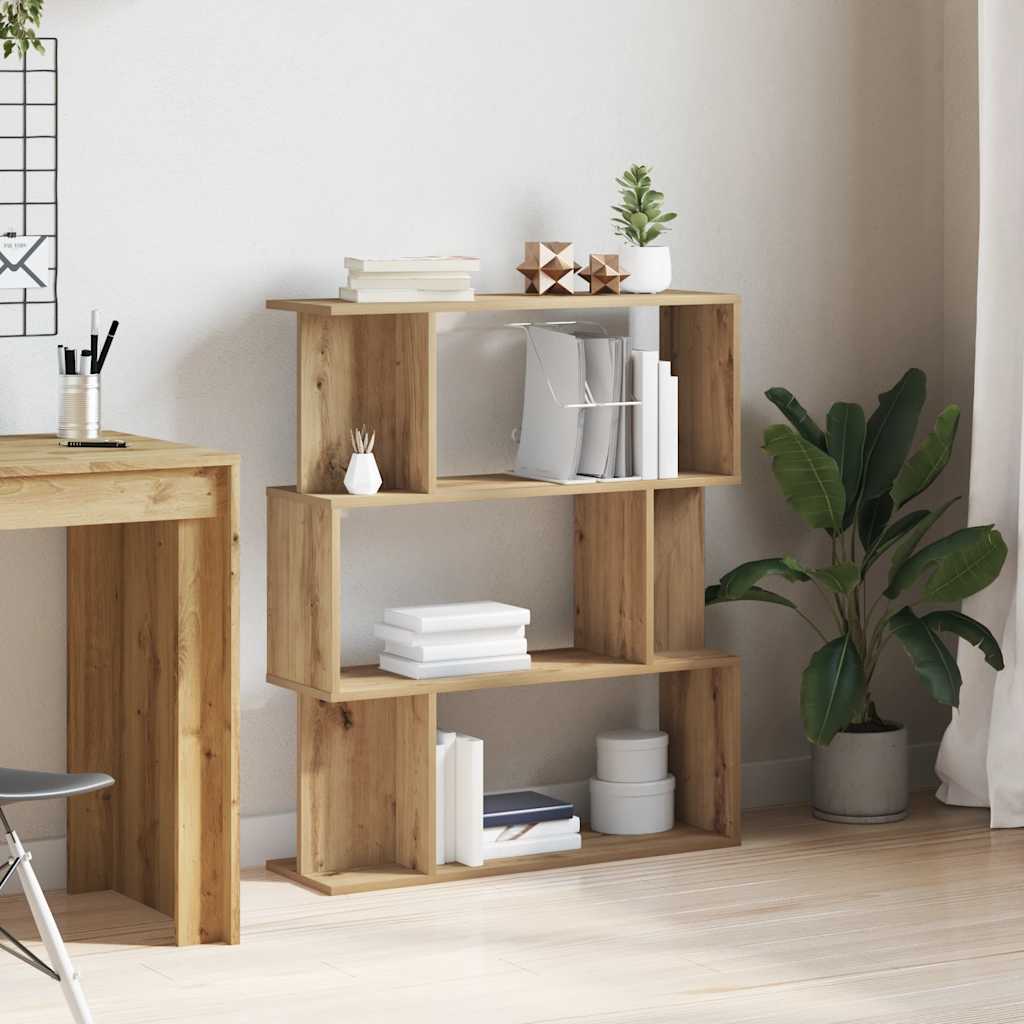 Book Cabinet Artisan Oak 80x24x96 cm Engineered Wood