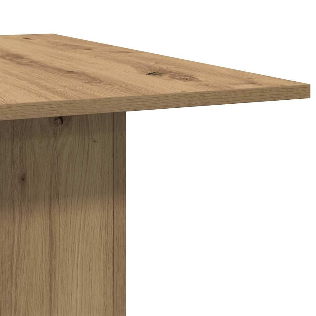 Dining Table Artisan Oak 180x90x76 cm Engineered Wood