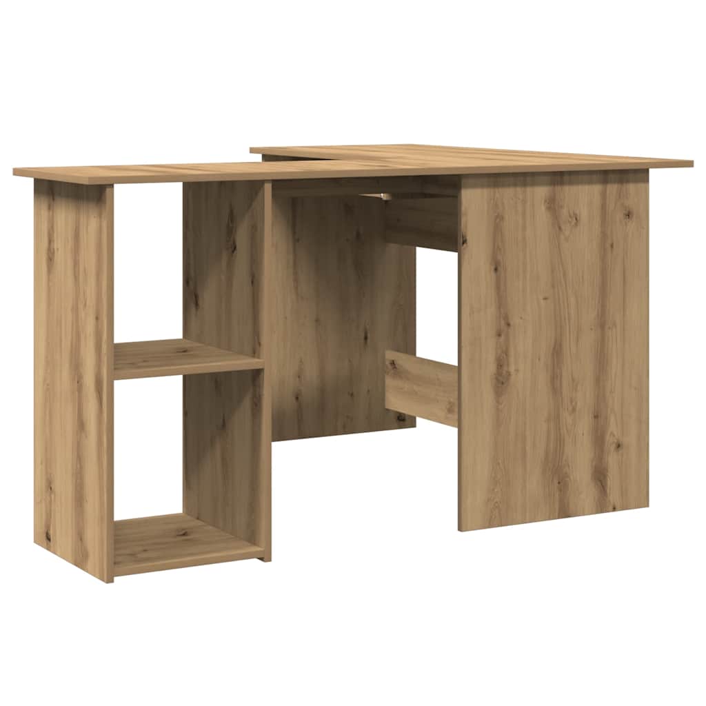 Corner Desk Artisan Oak 120x140x75 cm Engineered Wood