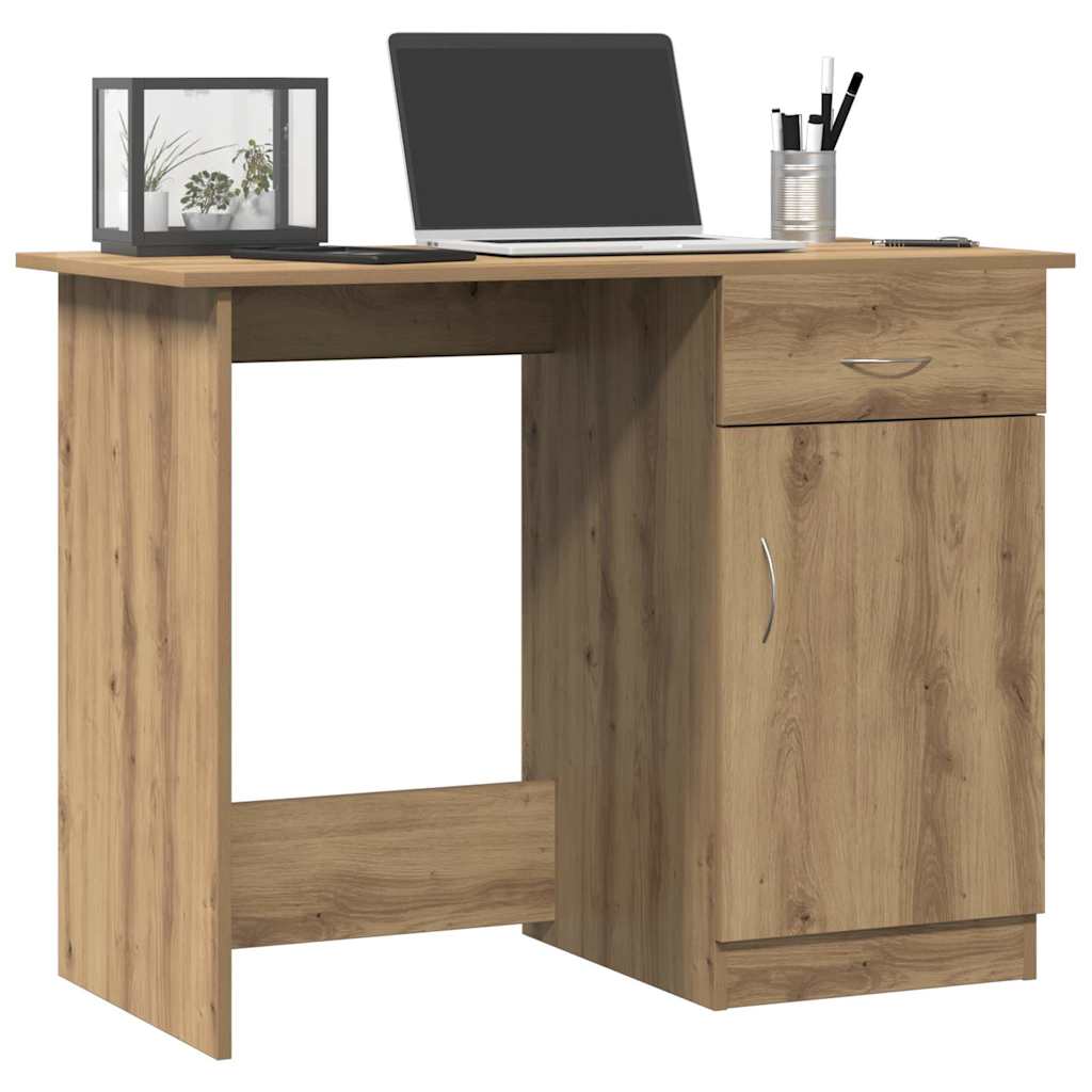 Desk Artisan Oak 100x50x76 cm Engineered Wood