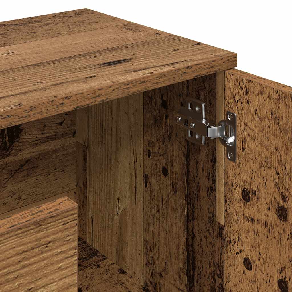 Sideboard Old Wood 90x29.5x65 cm Engineered Wood