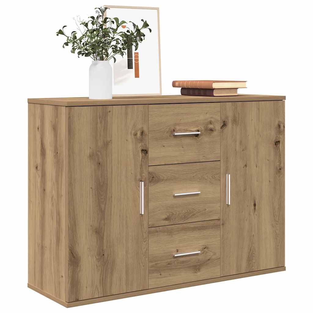 Sideboard Artisan Oak 90x29.5x65 cm Engineered Wood