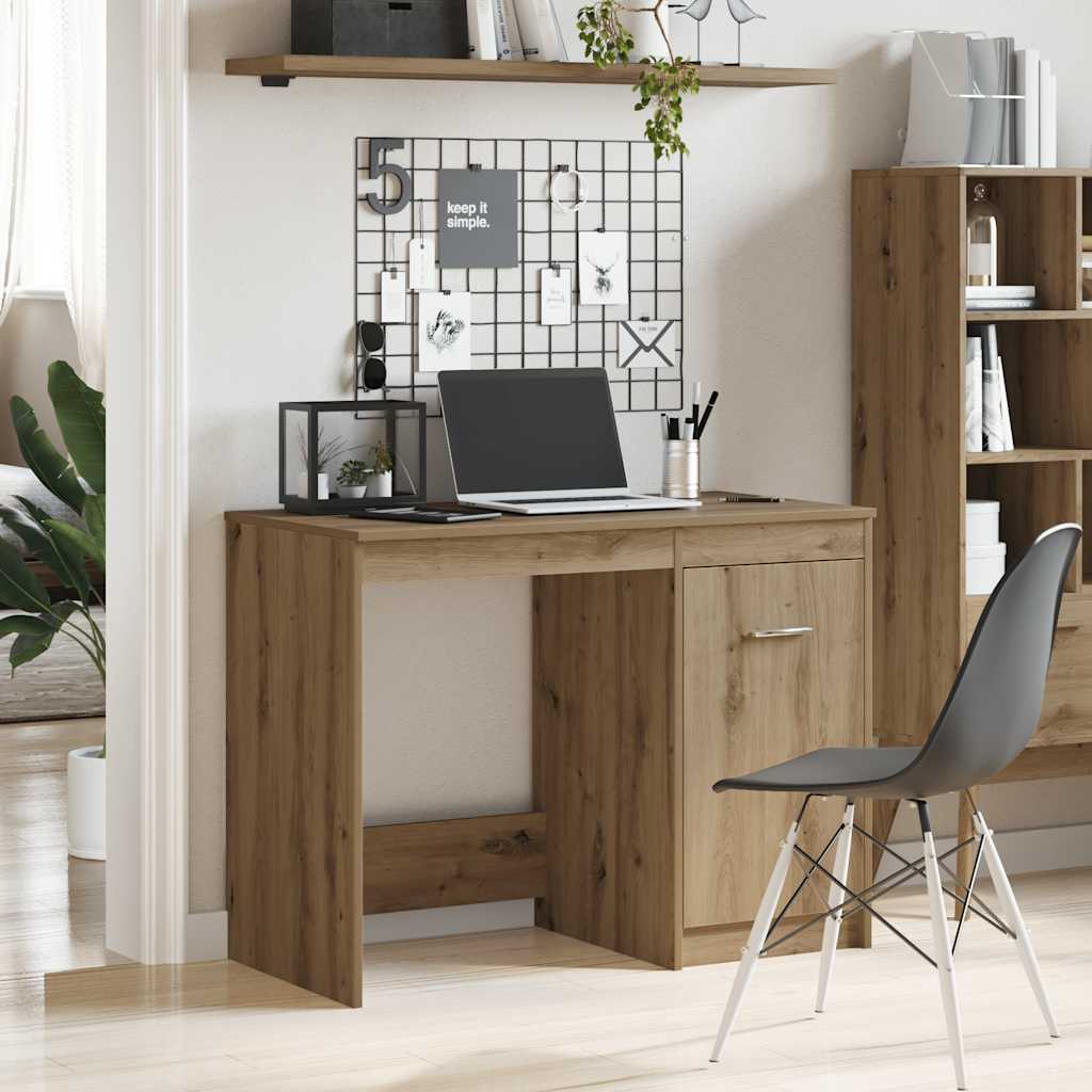 Desk Artisan Oak 100x50x76 cm Engineered Wood