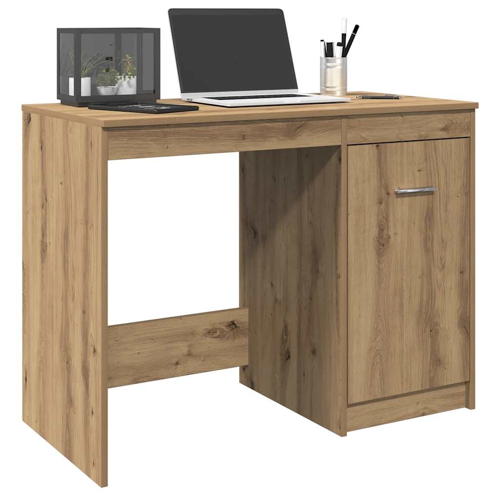Desk Artisan Oak 100x50x76 cm Engineered Wood