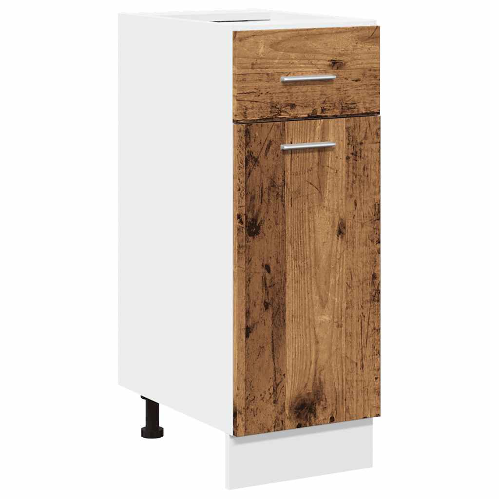 Drawer Bottom Cabinet Lyon Old Wood 30x46x81.5 cm Engineered Wood