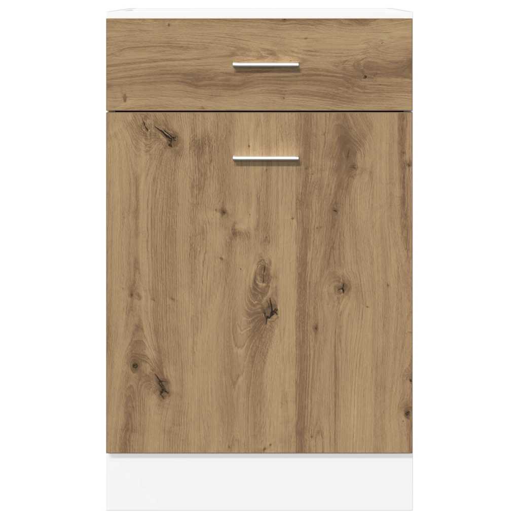 Drawer Bottom Cabinet Lyon Artisan Oak 40x46x81.5 cm Engineered Wood