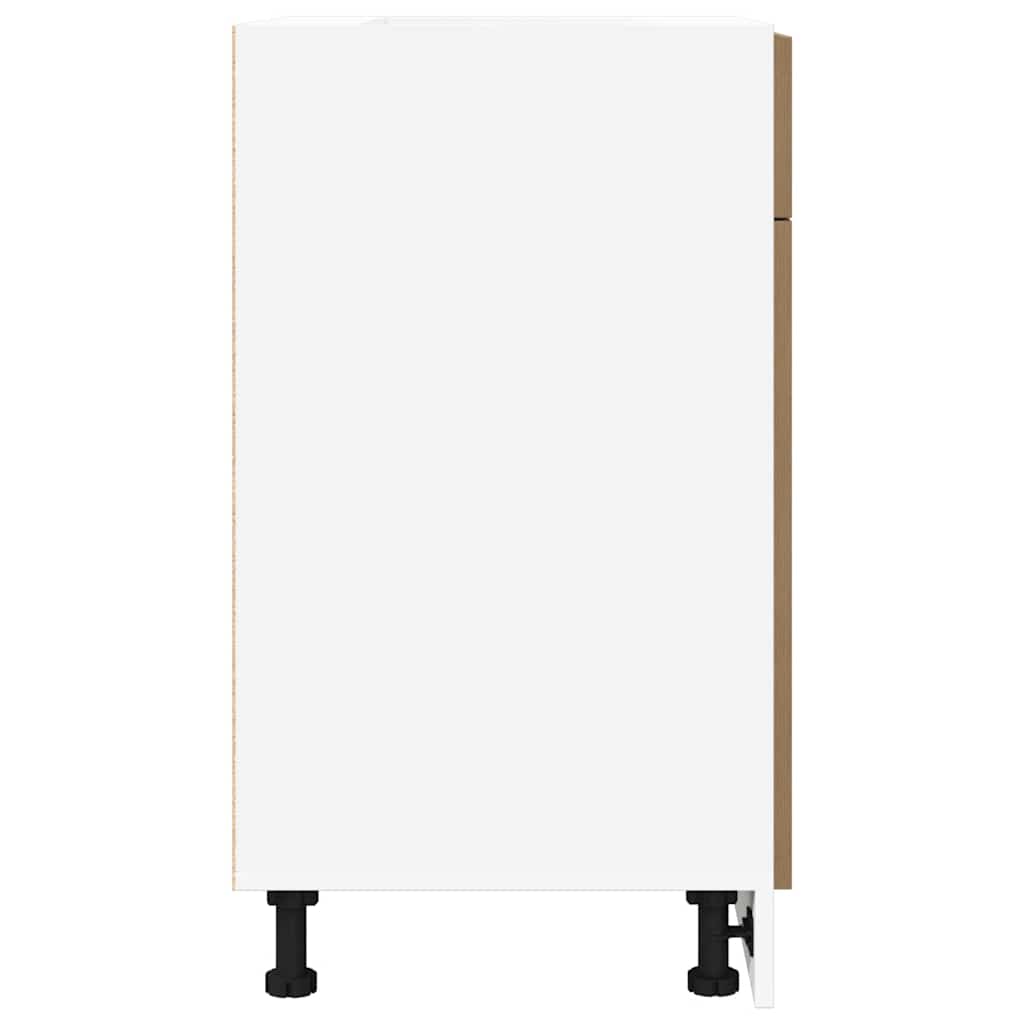 Drawer Bottom Cabinet Lyon Artisan Oak 50x46x81.5 cm Engineered Wood