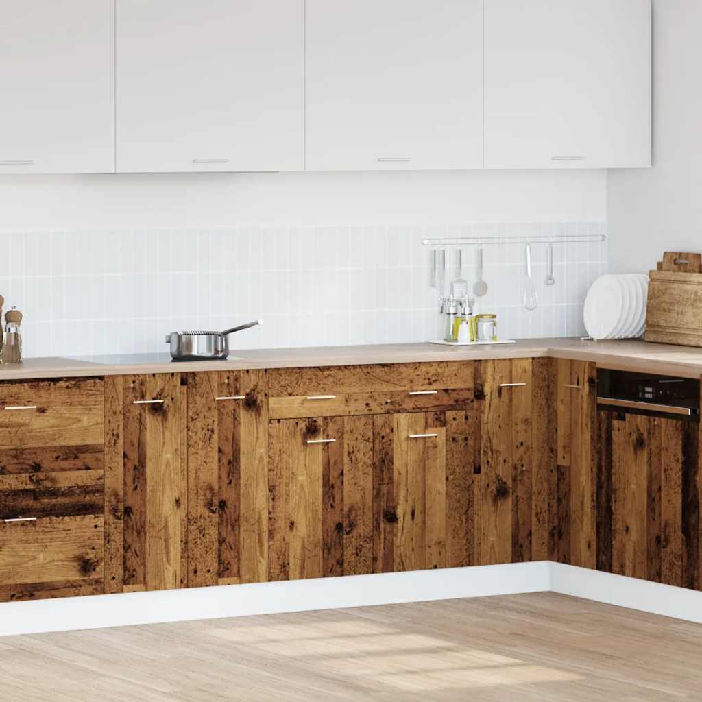 Drawer Bottom Cabinet Lyon Old Wood 80x46x81.5 cm Engineered Wood