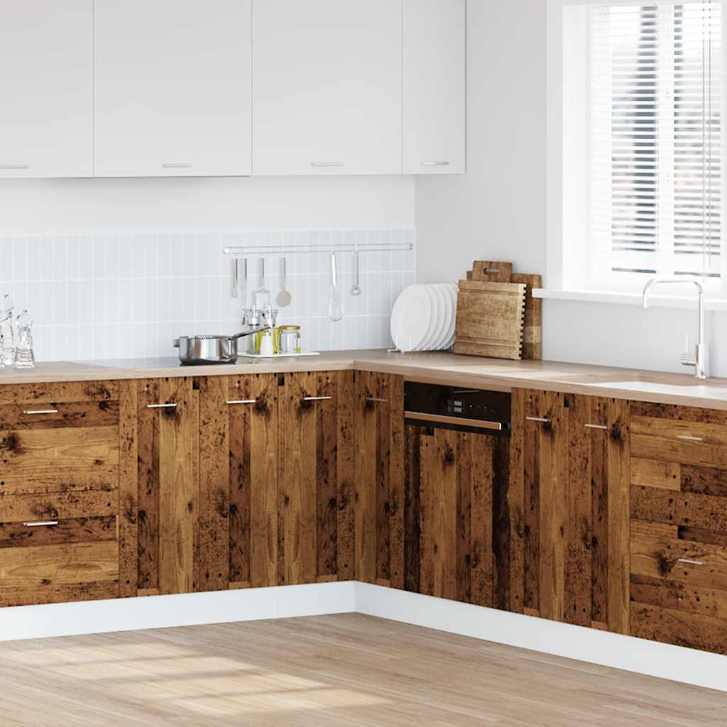 Kitchen Cabinet Lyon Old Wood 75.5x75.5x81.5 cm Engineered Wood