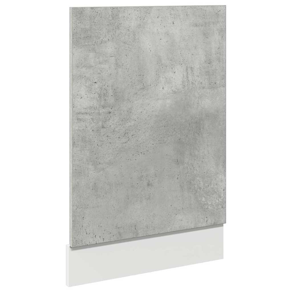 Dishwasher Panel Lyon Concrete Grey 45x3x67 cm