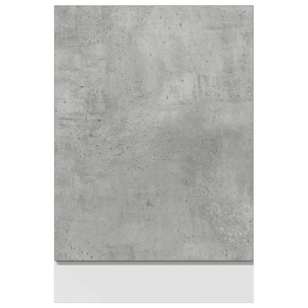 Dishwasher Panel Lyon Concrete Grey 45x3x67 cm