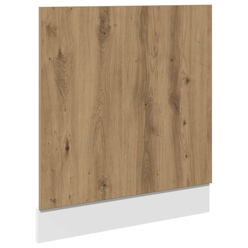 Dishwasher Panel Lyon Artisan Oak 60x1.5x67 cm Engineered Wood