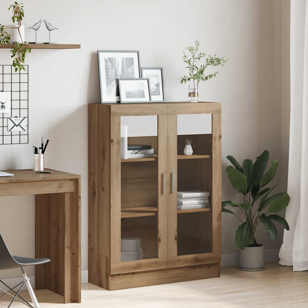 Book Cabinet Artisan Oak 82.5x30.5x115 cm Engineered Wood