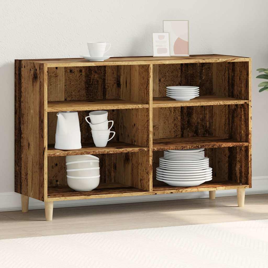 Sideboard Old Wood 103.5x35x70 cm Engineered Wood