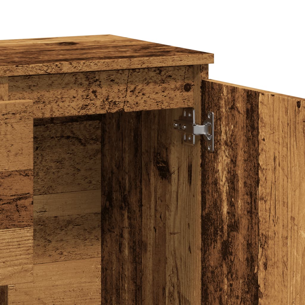 Sideboard Old Wood 102x35x70 cm Engineered Wood