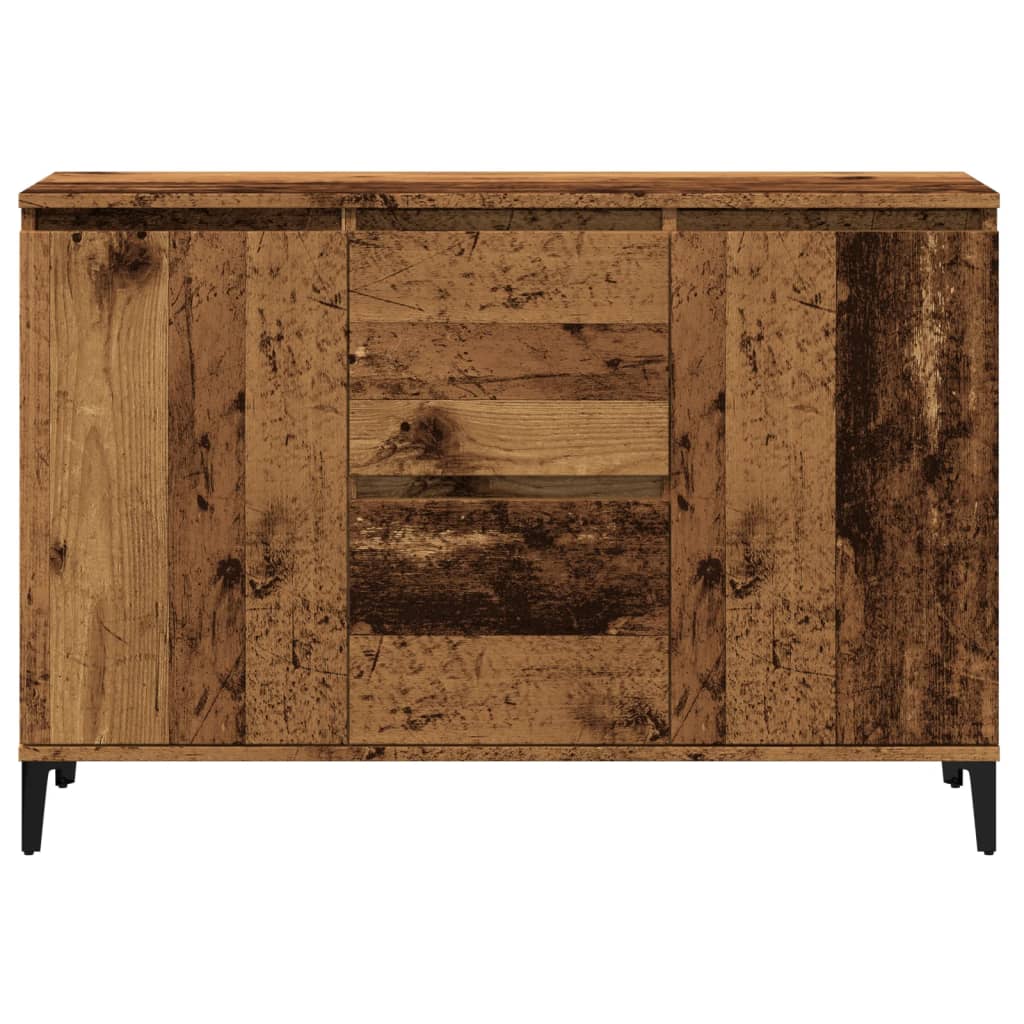 Sideboard Old Wood 102x35x70 cm Engineered Wood