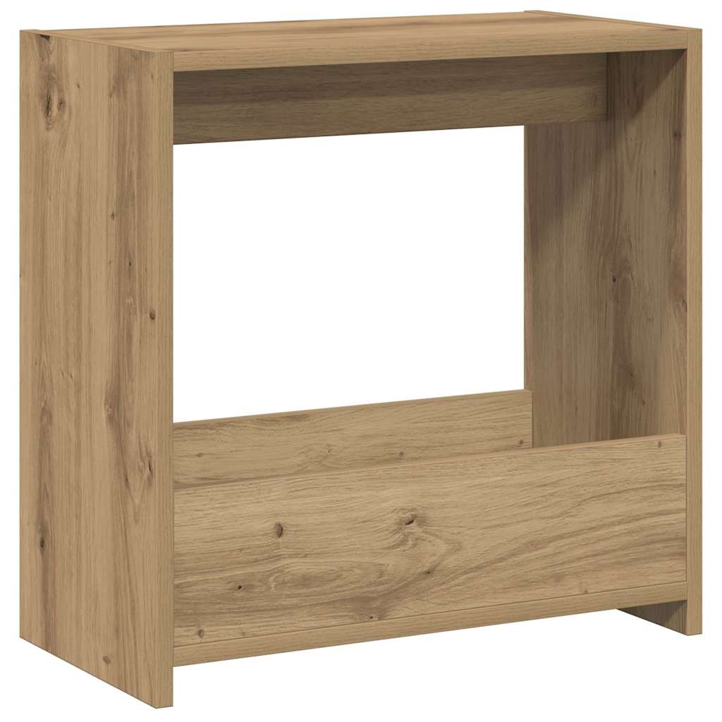 Side Table Artisan Oak 50x26x50 cm Engineered Wood