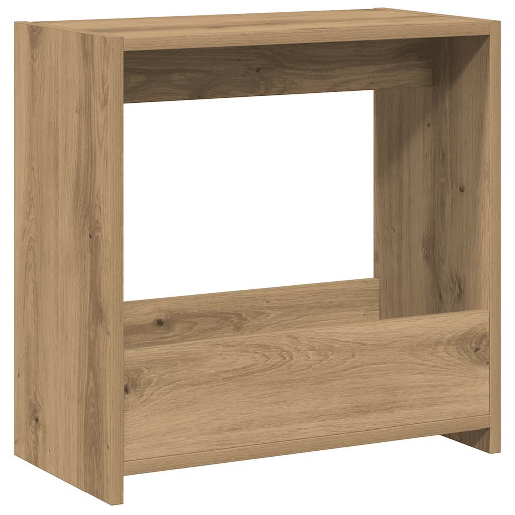 Side Table Artisan Oak 50x26x50 cm Engineered Wood