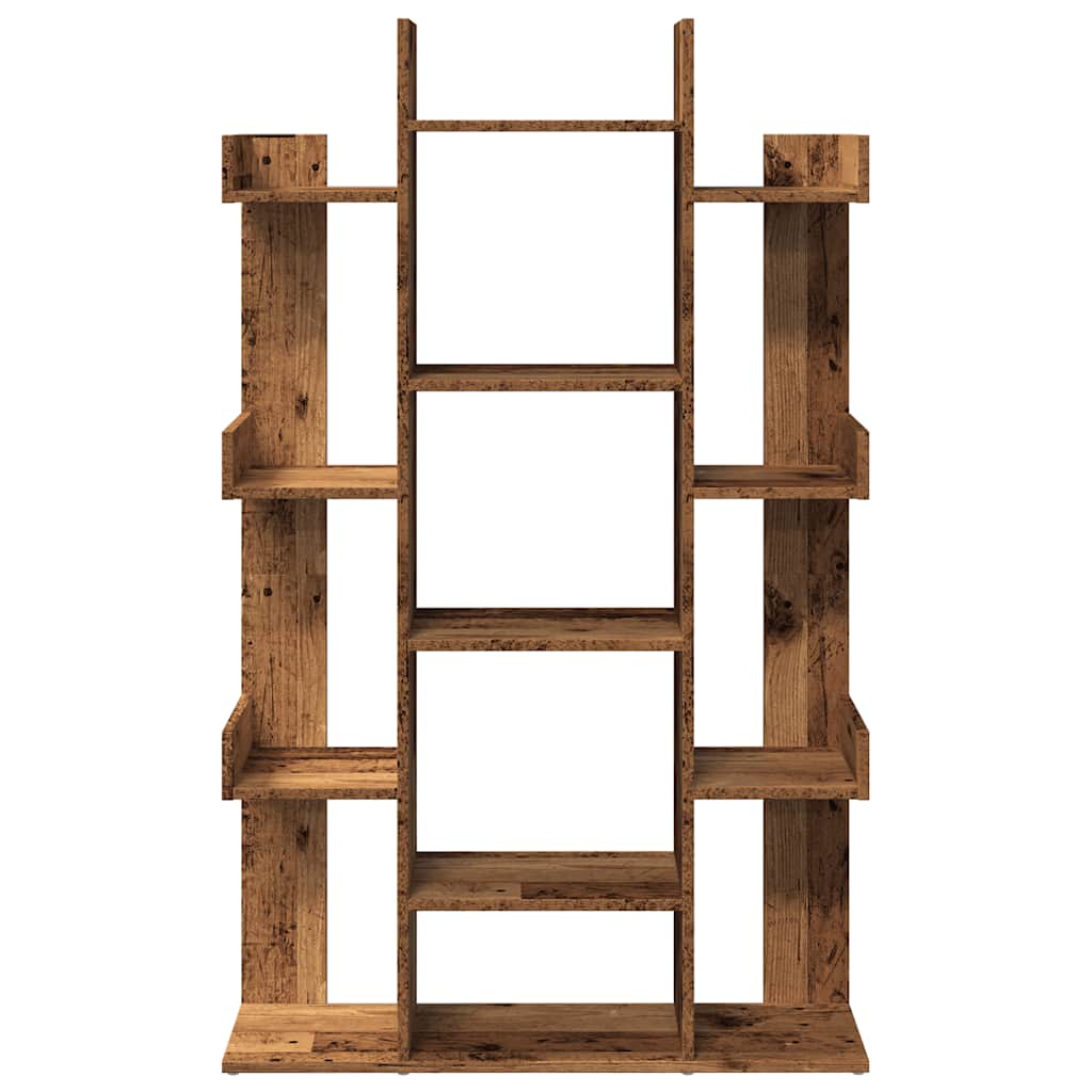 Book Cabinet Old Wood 86x25.5x140 cm Engineered Wood