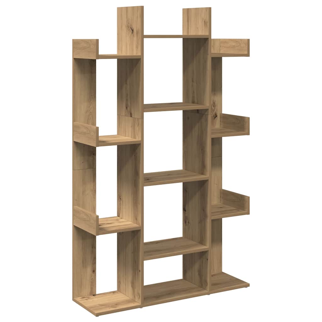 Book Cabinet Artisan Oak 86x25.5x140 cm Engineered Wood