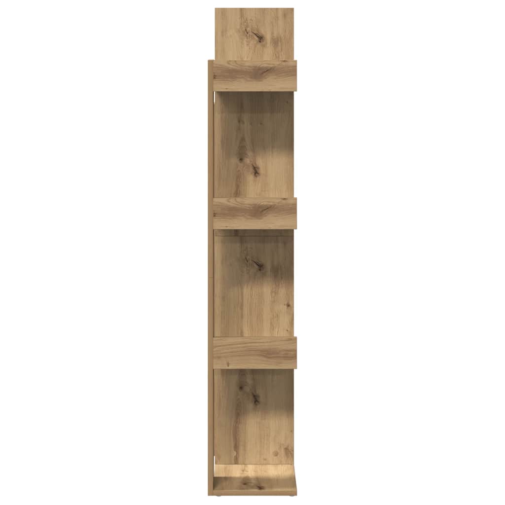 Book Cabinet Artisan Oak 48x25.5x140 cm Engineered Wood