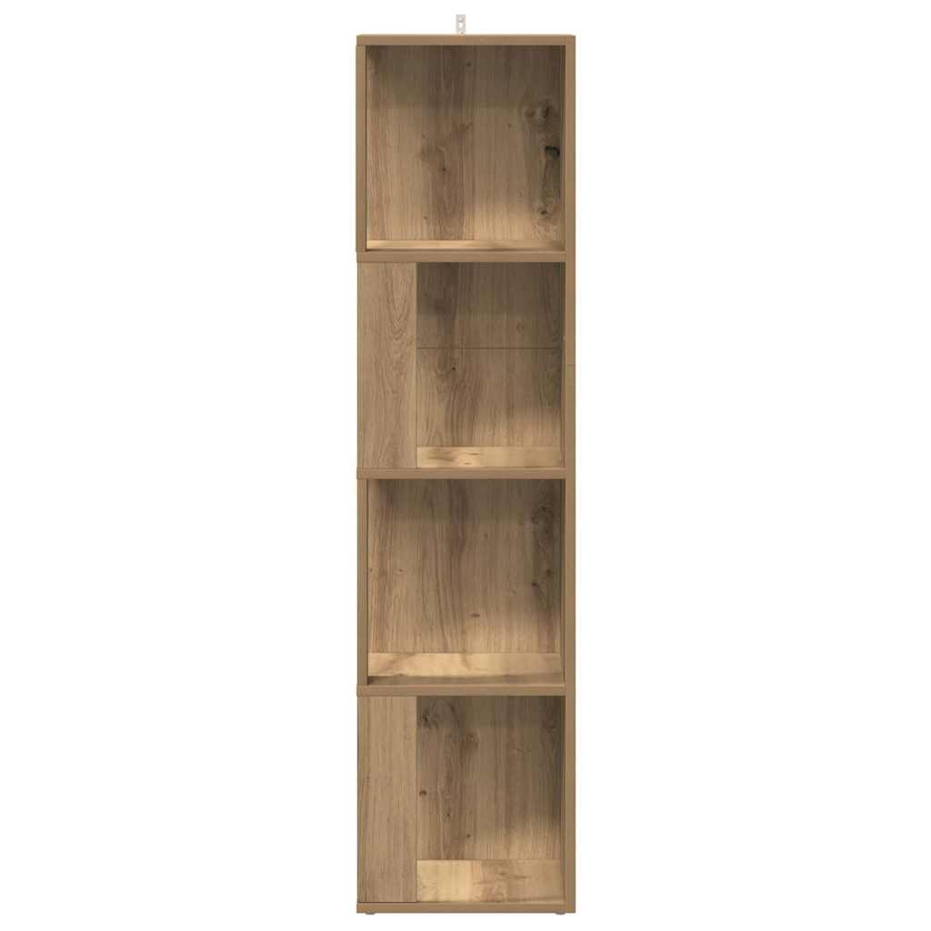 Corner Cabinet Artisan Oak 33x33x132 cm Engineered Wood