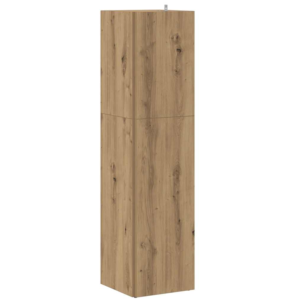 Corner Cabinet Artisan Oak 33x33x132 cm Engineered Wood
