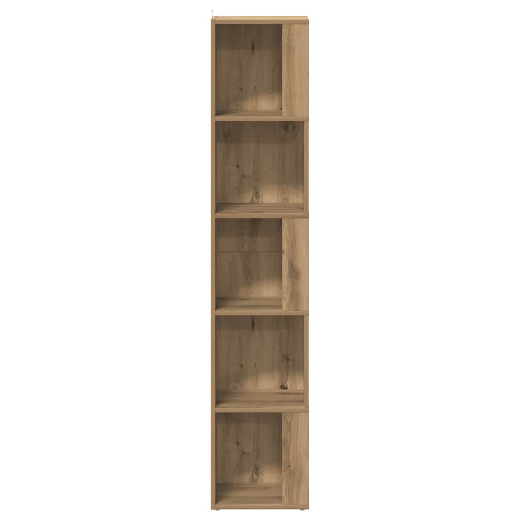Corner Cabinet Artisan Oak 33x33x165 cm Engineered Wood