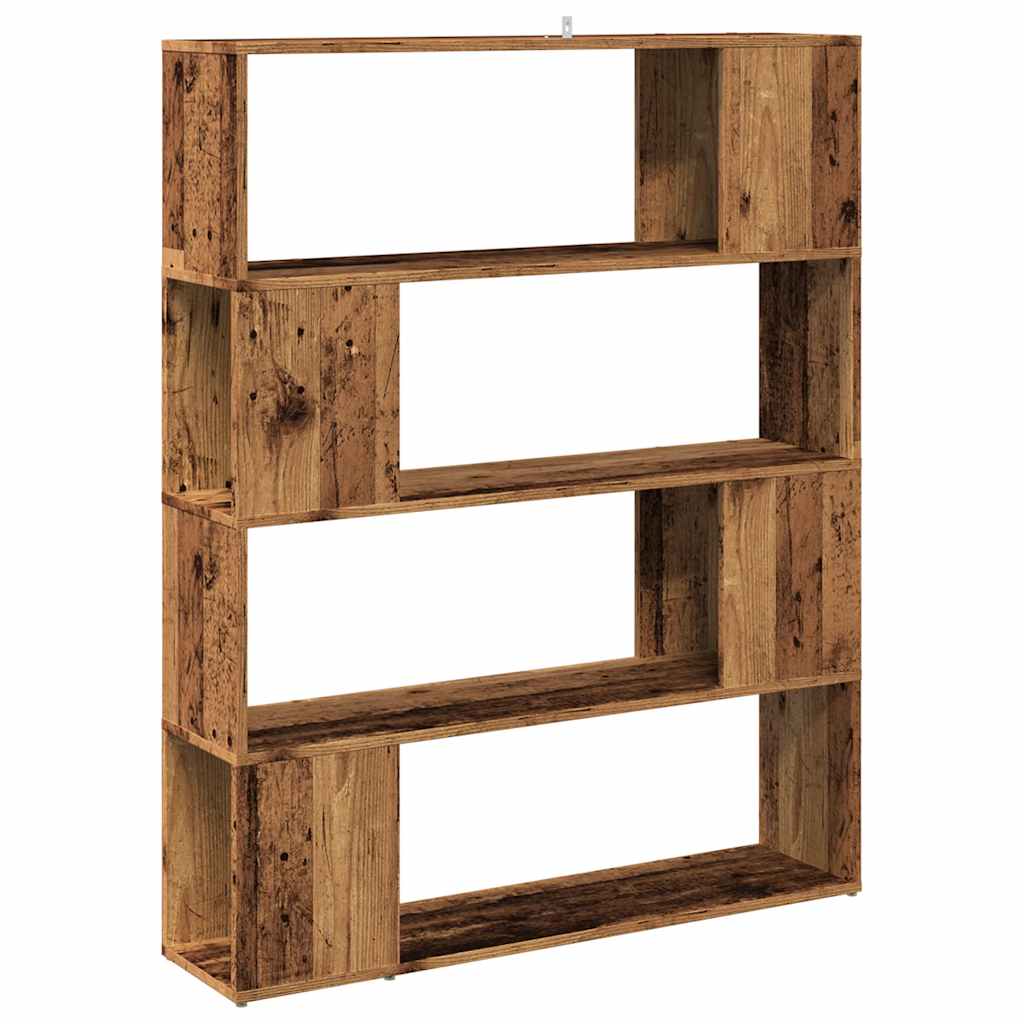 Book Cabinet/Room Divider Old Wood 100x24x124.5 cm