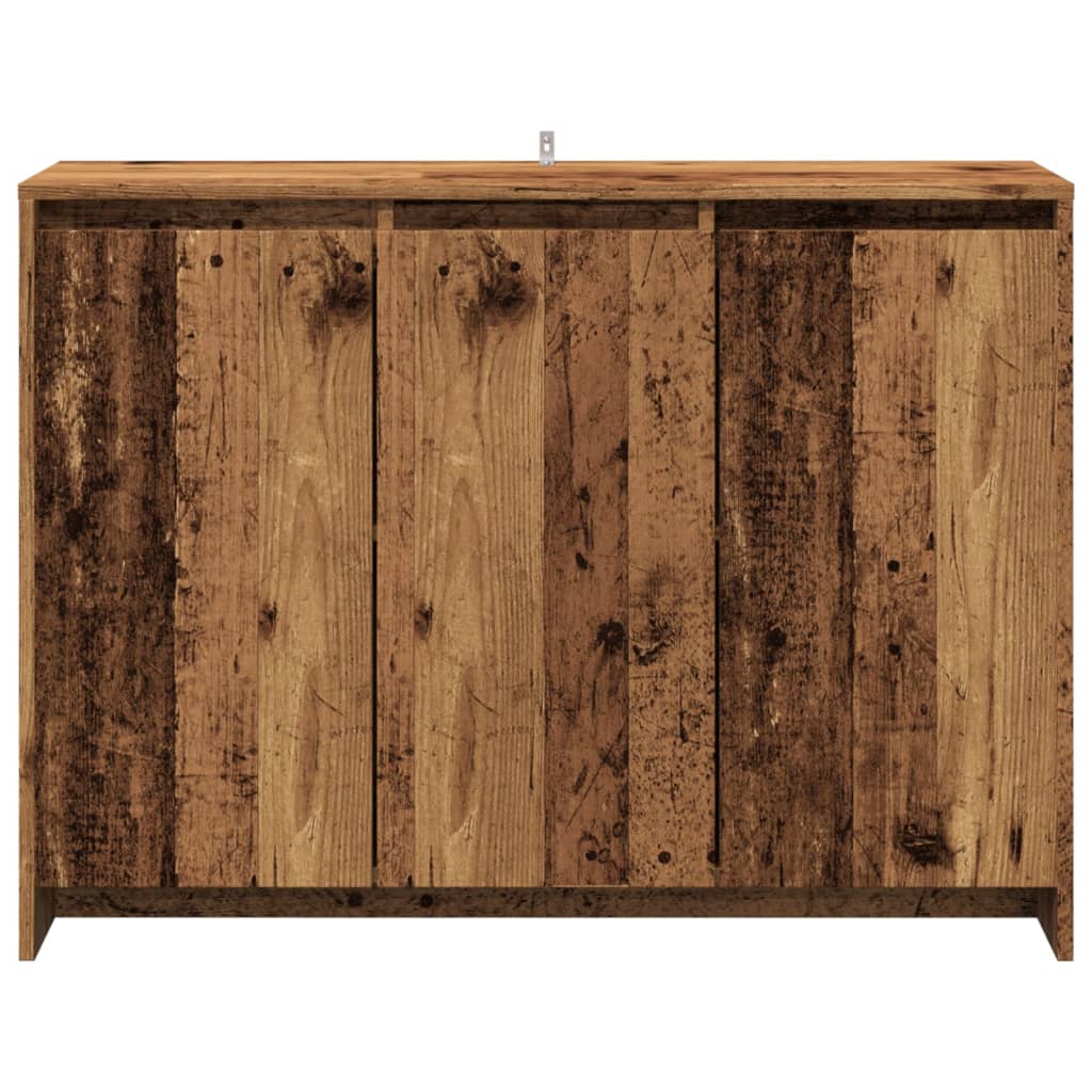 Sideboard Old Wood 102x33x75 cm Engineered Wood